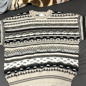 Vintage Marconi Le Collezioni Coogi Like Knit 3D Sweater Sz XL
